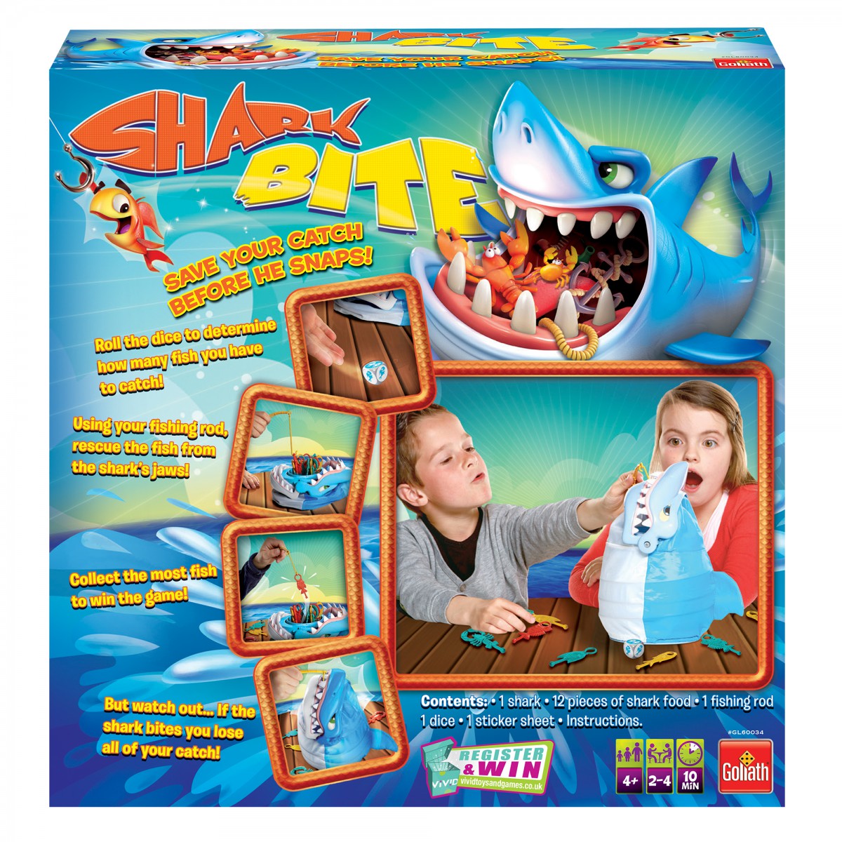 Buy Goliath Games Kid Shark Bite Game (2-4 Players) for Both Boys and  Girls,17 Pieces Online at Low Prices in India 