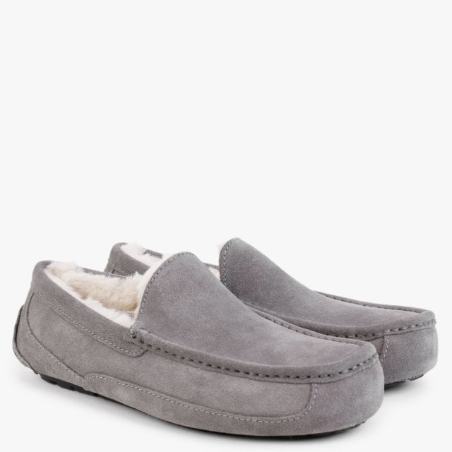 Ugg ascot sale charcoal slipper