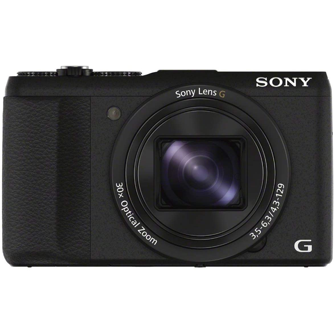 Sony Cyber-shot DSC-HX60 Camera, HD 1080p, 20.4MP, 30x, Black