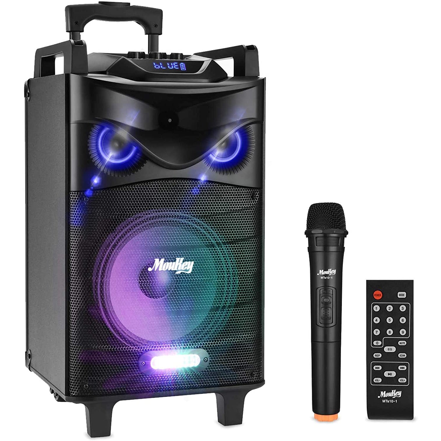 Moukey MTs10-1 Portable PA Speaker System Karaoke Machine 140W 10