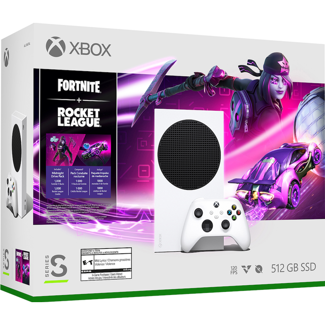 Microsoft Xbox Series S Console, Fortnite + Rocket League - New