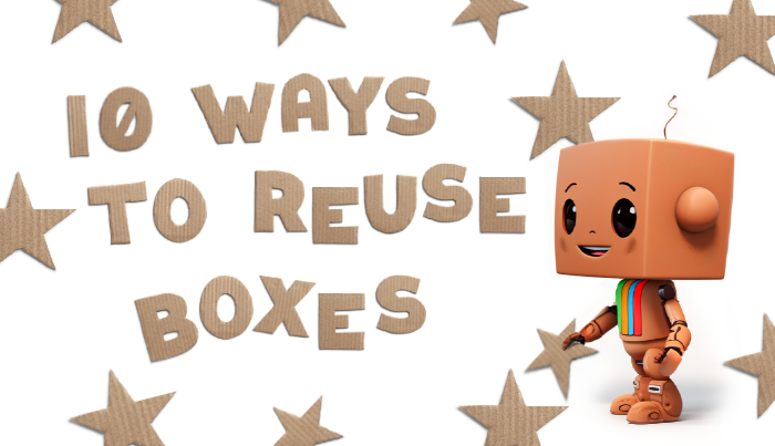 10 Ways To Reuse Cardboard Boxes