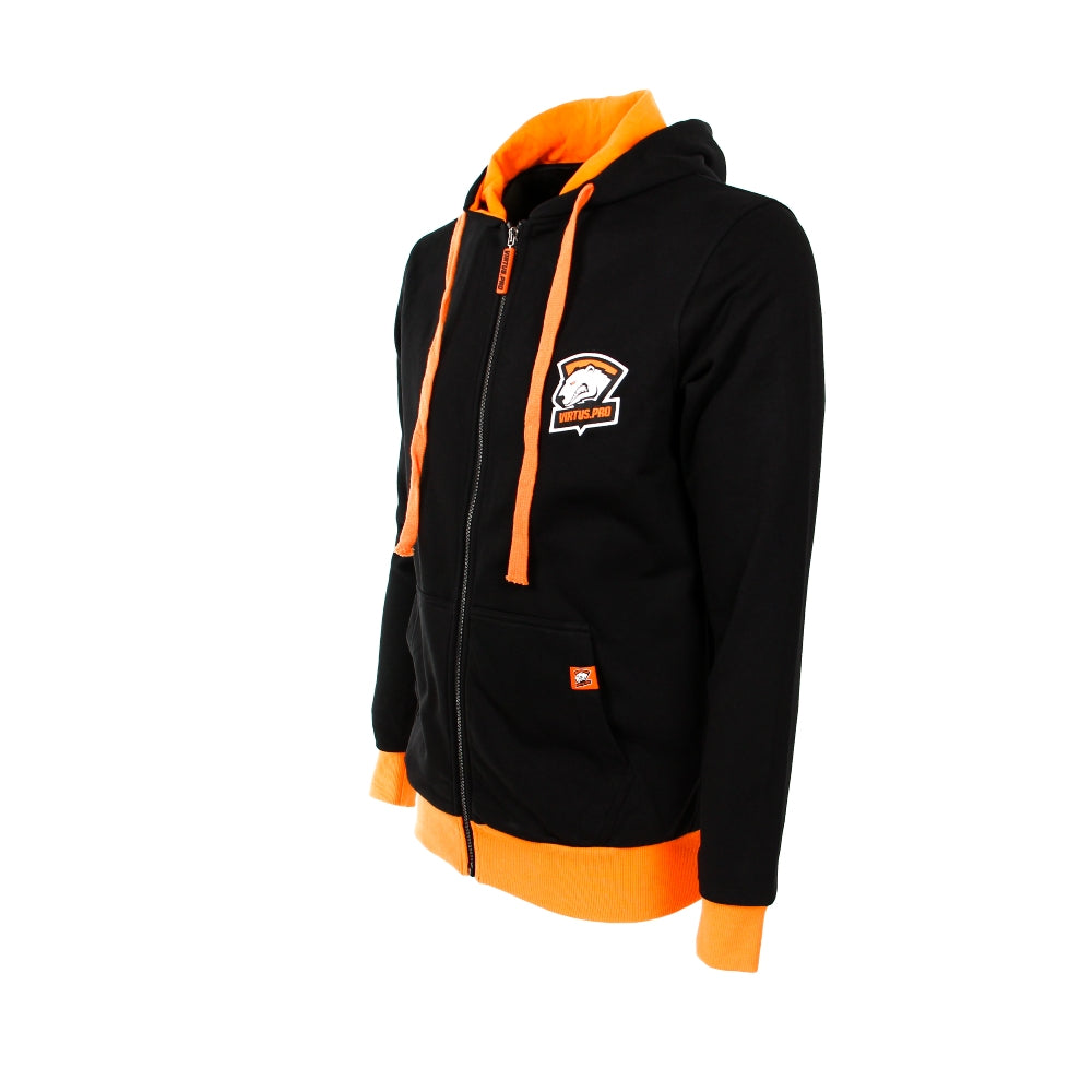 Virtus Pro Player Zipped Hoodie - Black/Orange