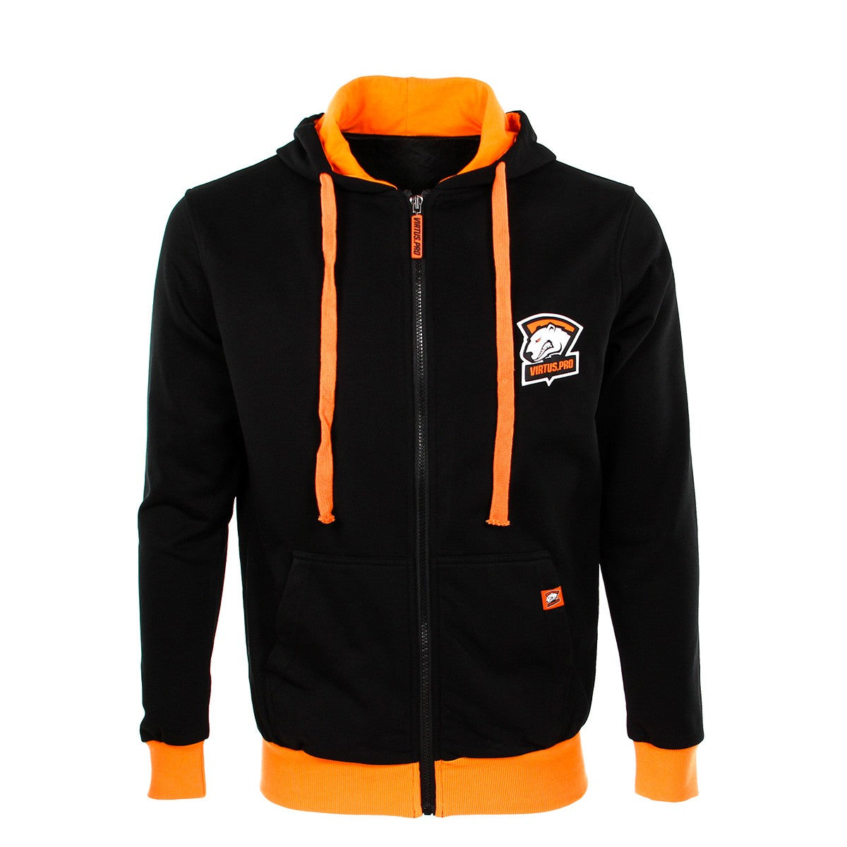 Virtus Pro Player Zipped Hoodie - Black/Orange