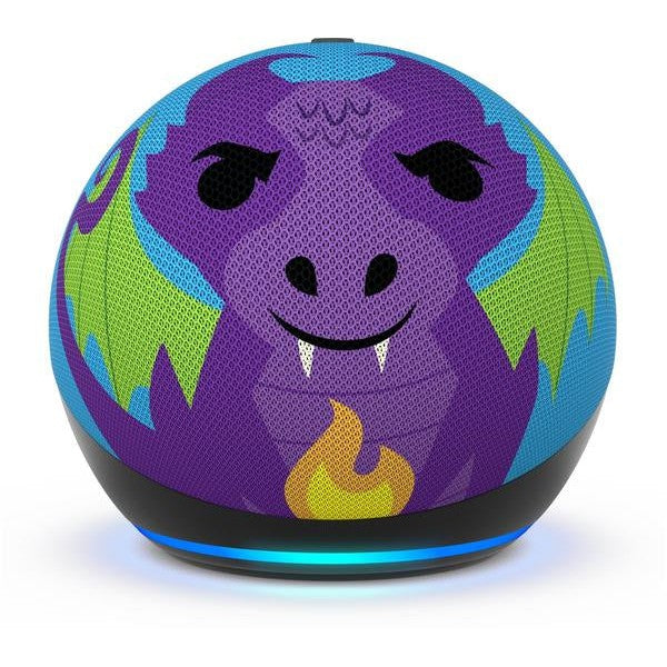 Amazon Echo Dot Kids (5th Gen) Smart Speaker with Alexa - Dragon