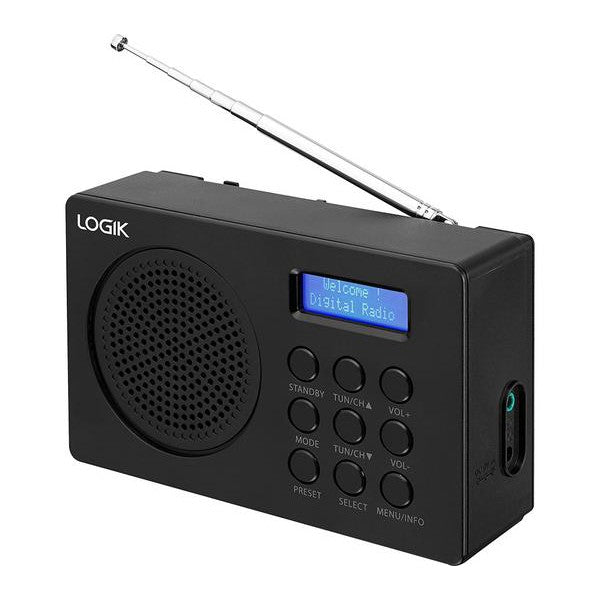 Logik L2DAB23 Portable DAB+/FM Radio - Black - Pristine