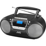 JVC RC-D322B DAB+/FM Bluetooth Boombox - Black - Good