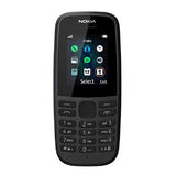 Nokia 105 (4 edition) 1.77 Inch UK SIM Free (Single SIM) - Black - Refurbished Good