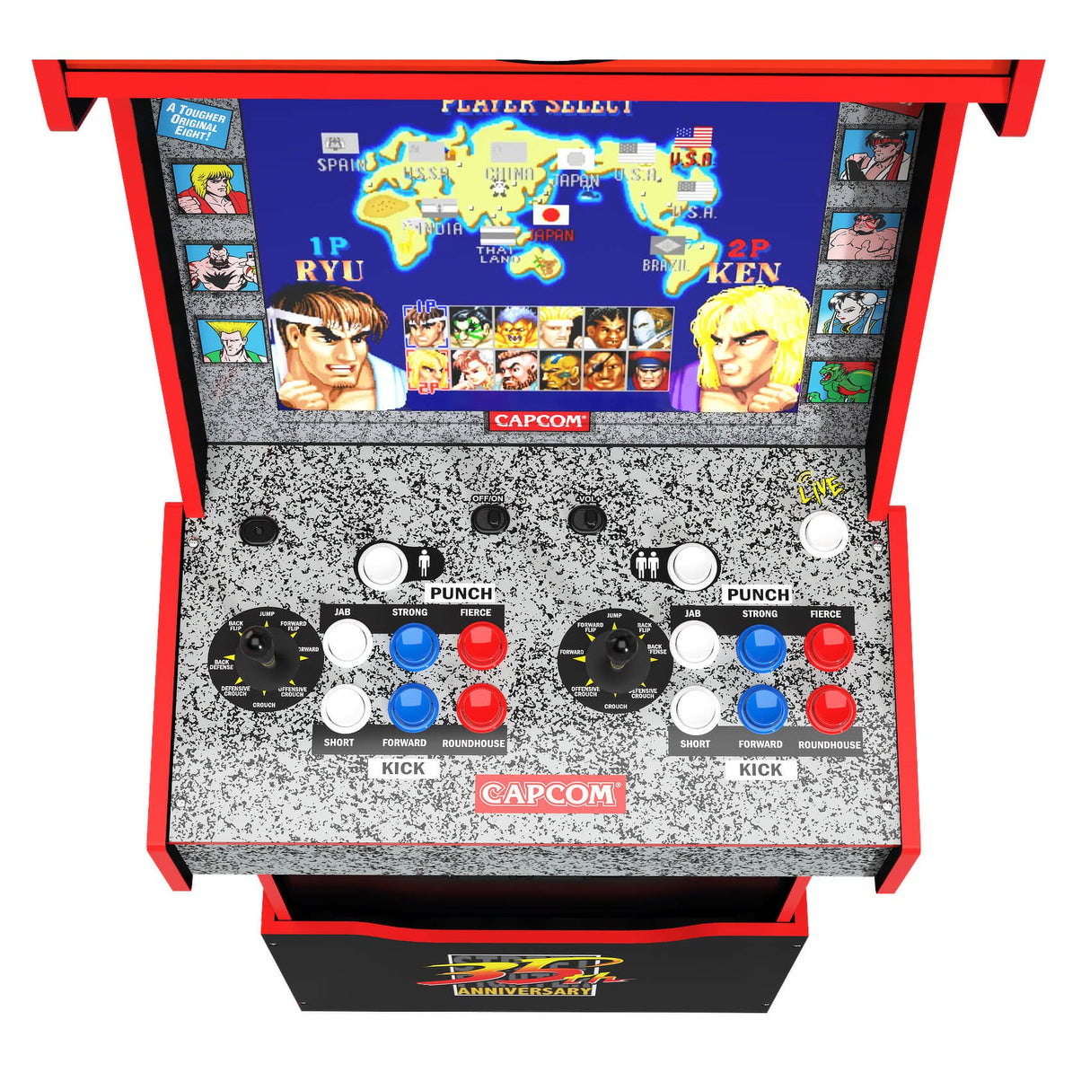 Arcade1Up Street Fighter II Turbo Capcom Legacy Arcade Machine - Fair