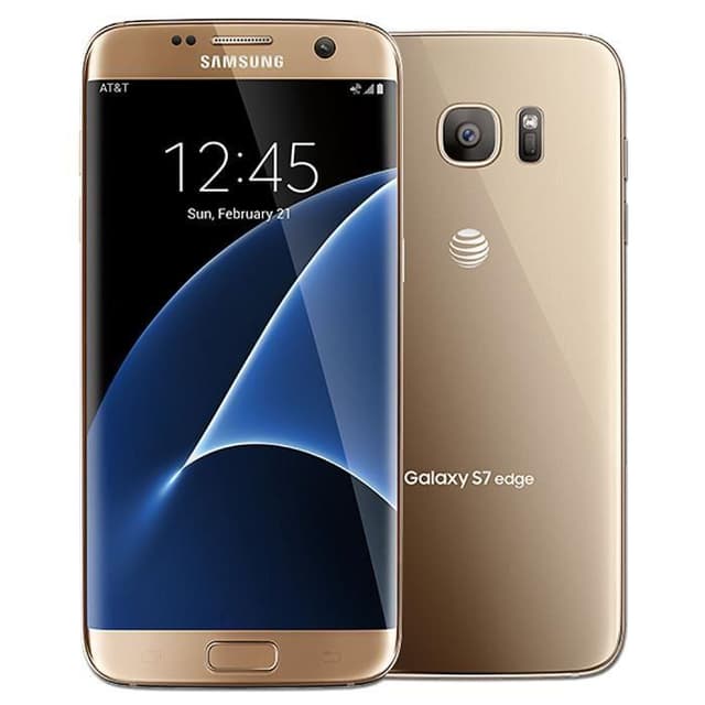 Samsung Galaxy S7 Edge 32GB Gold Unlocked - Fair Condition