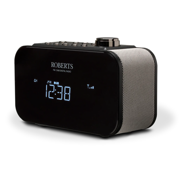 Roberts Ortus 2 DAB/DAB+/FM Digital Alarm Clock Radio - Black - Refurbished Good