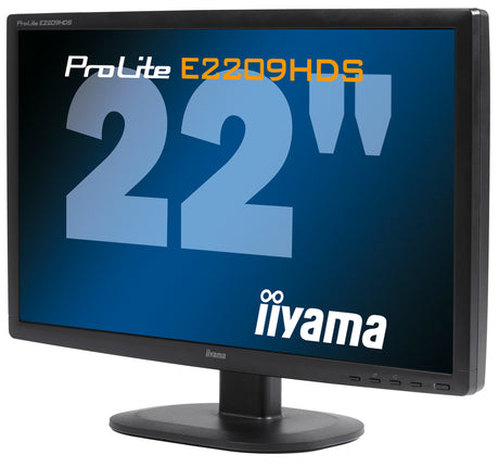 Iiyama ProLite E2209HDS Monitor - Black - Refurbished Good