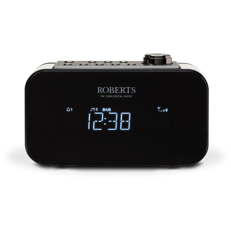 Roberts Ortus 2 DAB/DAB+/FM Digital Alarm Clock Radio - Black - Refurbished Good