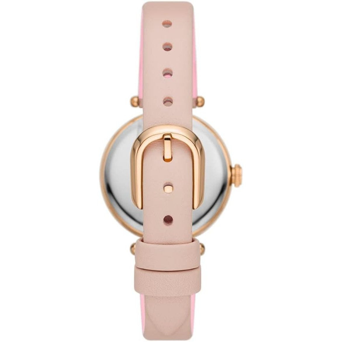 Kate Spade KSW1740 New York Holland Three-Hand Pink Leather Watch - Excellent