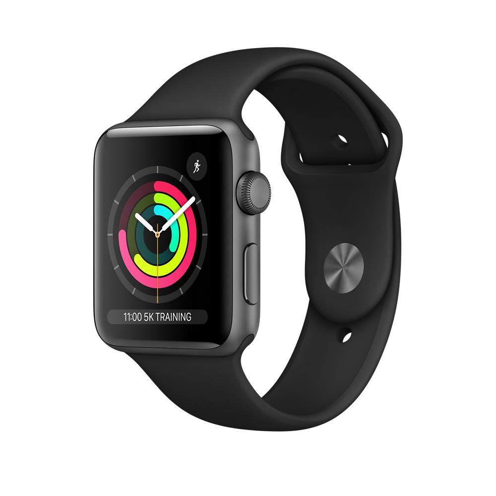 Apple Watch Series 3 42mm Aluminium Case GPS - Space Grey - Refurbished Good