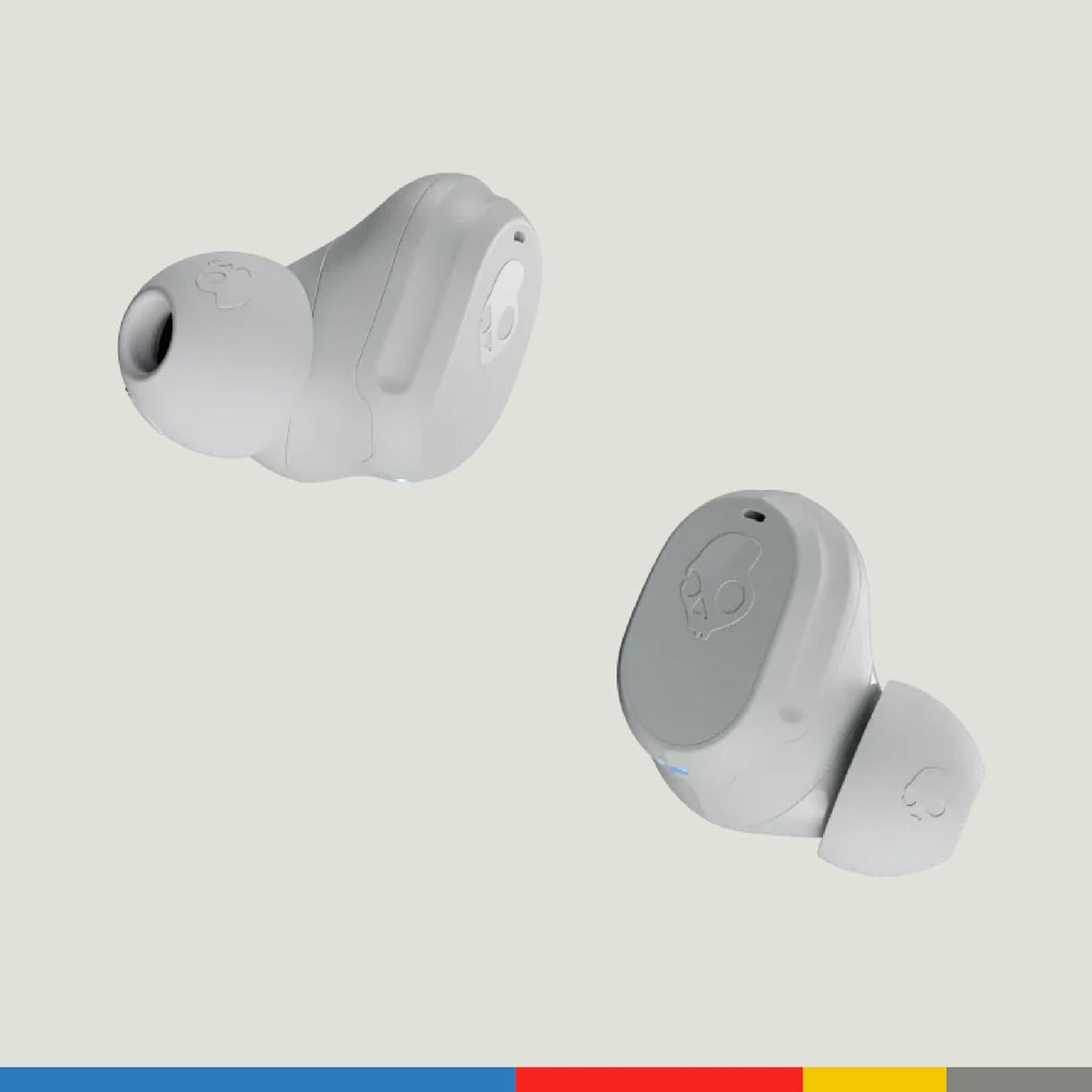 Skullcandy Mod In-Ear True Wireless Earbuds - Light Grey & Blue - Refurbished Pristine