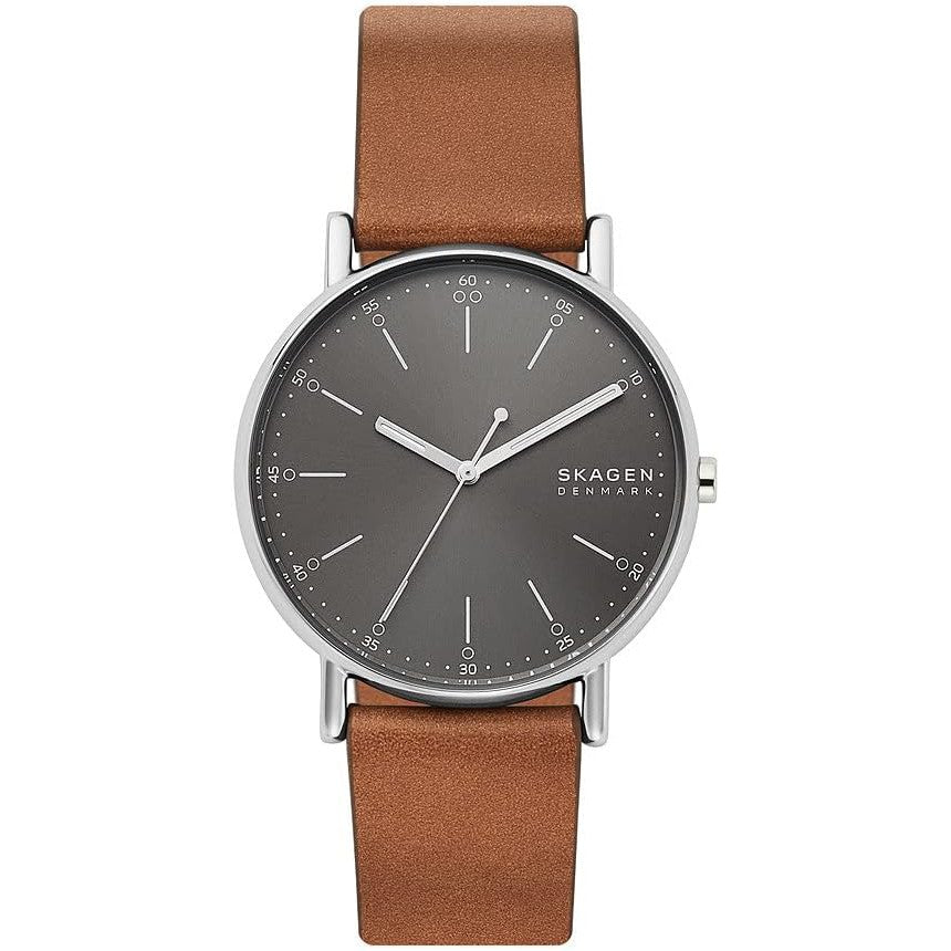 Skagen SKW6578 Men's Signatur Three-Hand Watch - Brown