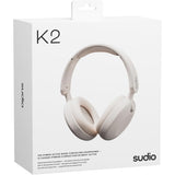 Sudio K2 Wireless Noise-Cancelling Bluetooth Headphones - White