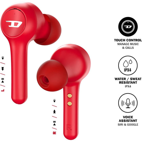 Diesel True Wireless Earbuds 45476 - Red