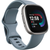 Fitbit Versa 4 Smart Watch - Waterfall Blue / Platinum - Excellent