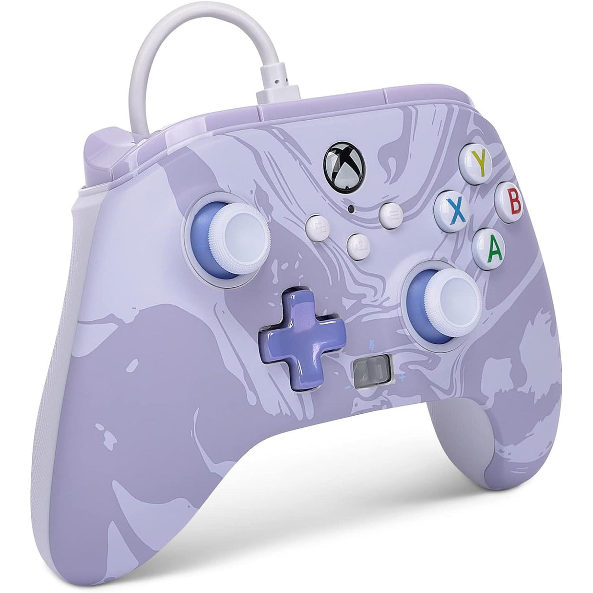 PowerA Enhanced Wired Controller for Xbox Series X|S - Lavender Swirl - Excellent