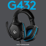 Logitech G432 7.1 Surround Sound Gaming Headset - Pristine