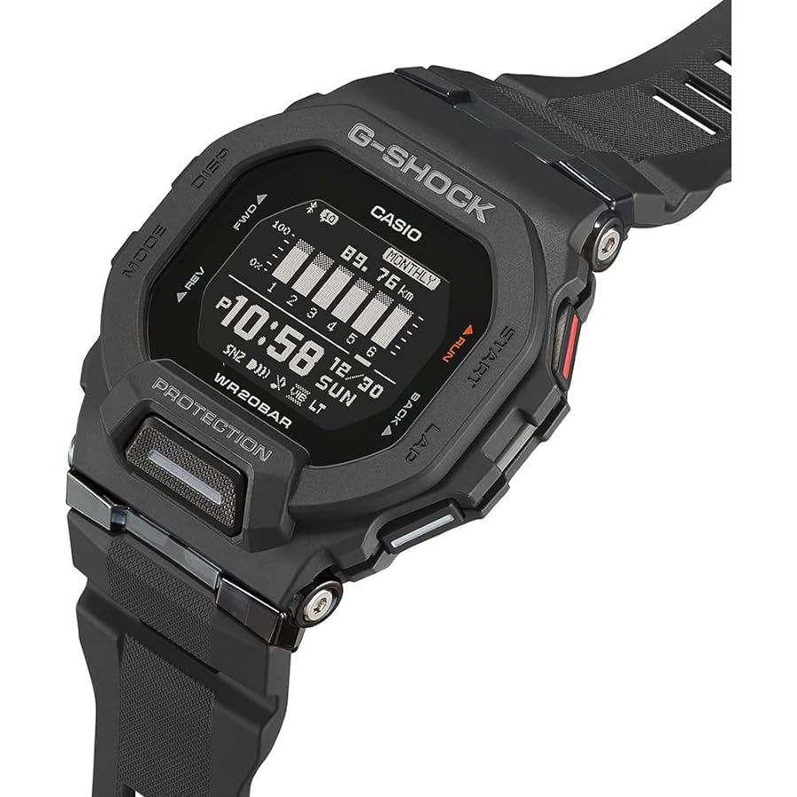 Casio G-Squad GBD-200-1ER Men's Digital Quartz Watch - Good