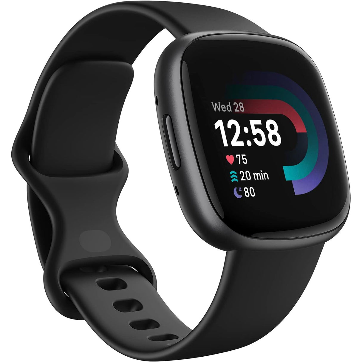 Fitbit Versa 4 Smart Watch - Black - Refurbished Pristine