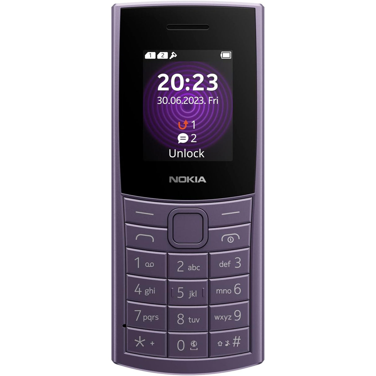 Nokia 110 4G 2023 Mobile Phone - Arctic Purple - New