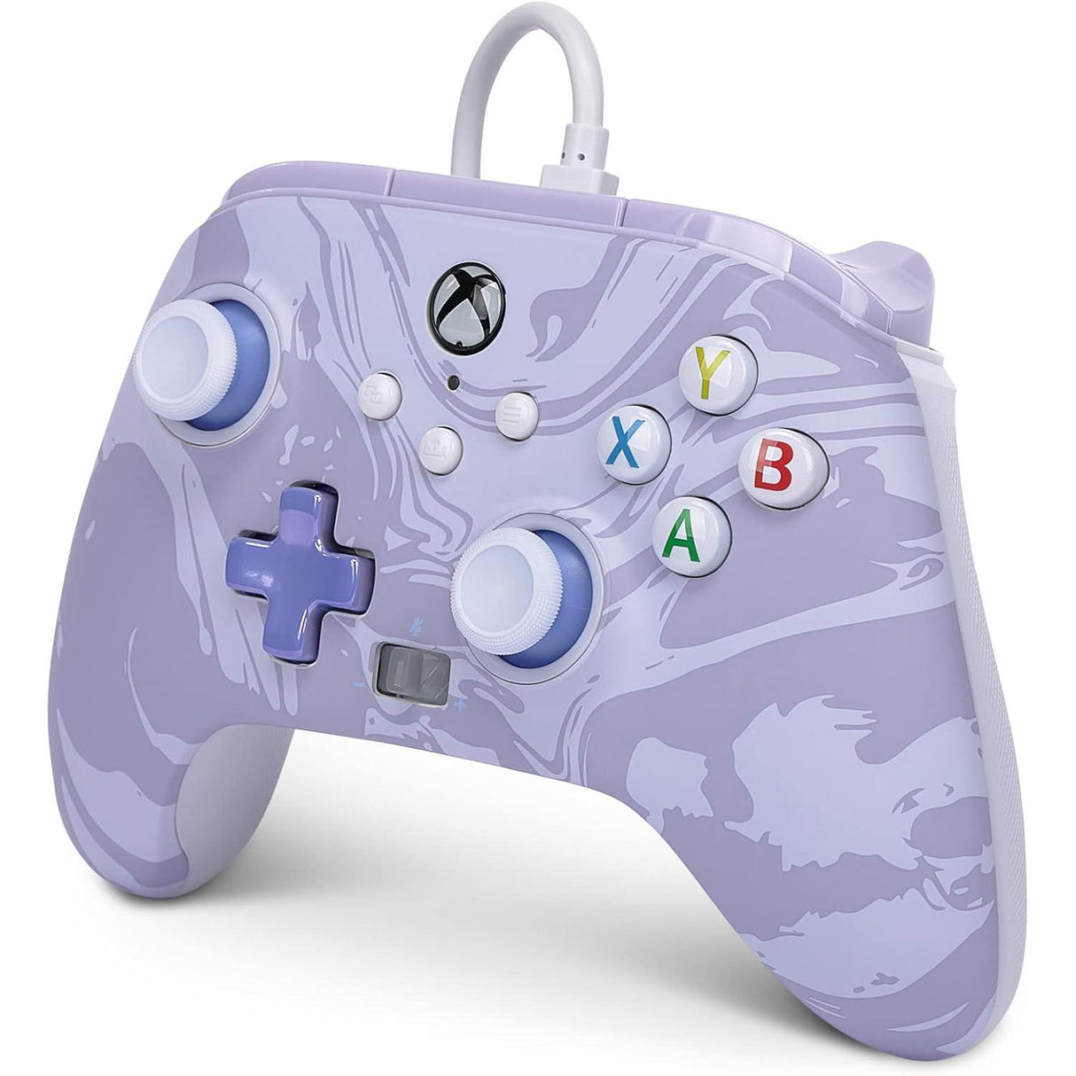 PowerA Enhanced Wired Controller for Xbox Series X|S - Lavender Swirl - Good