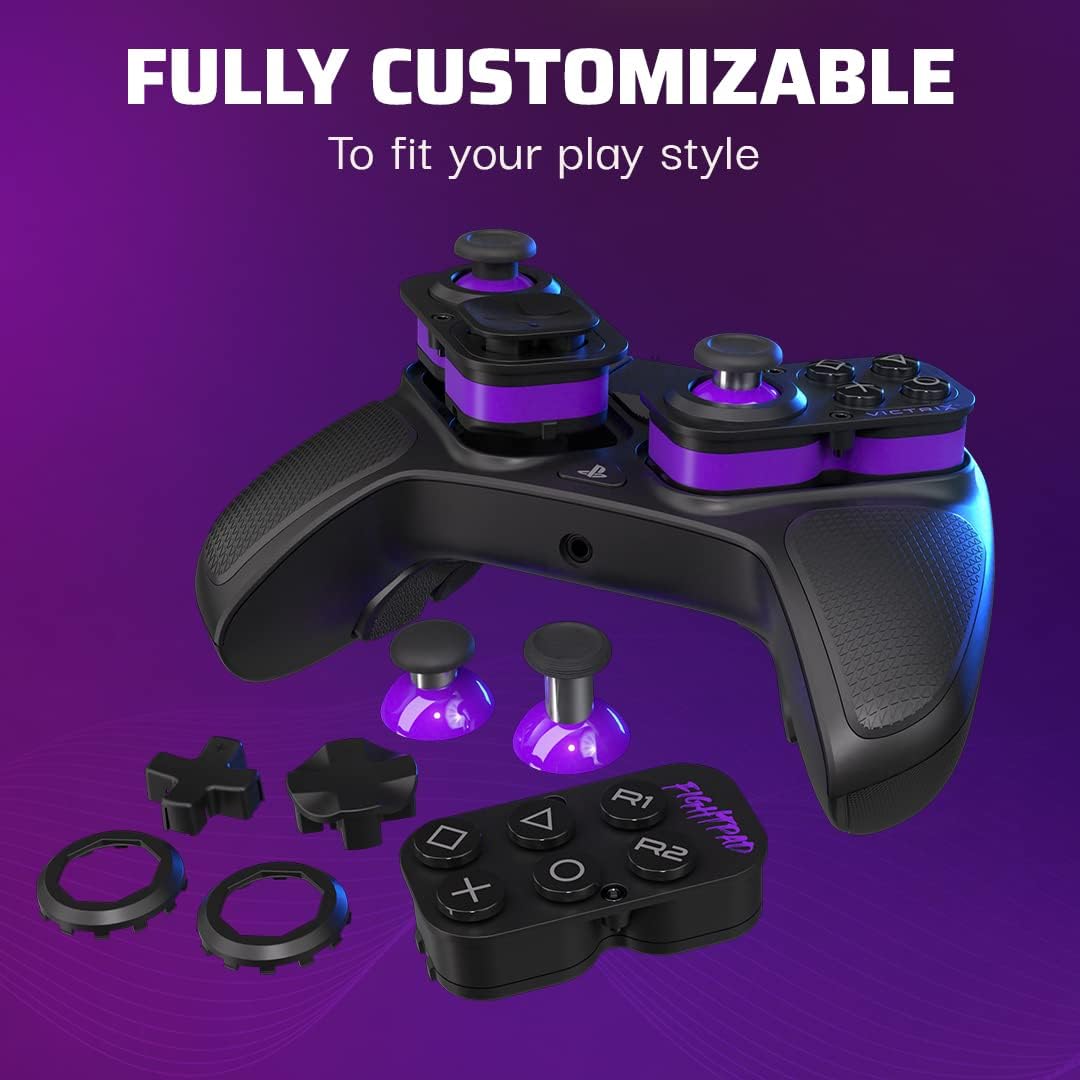 Victrix ProCon BFG Wireless Controller for PS5/PS4 - Black / Purple - Pristine