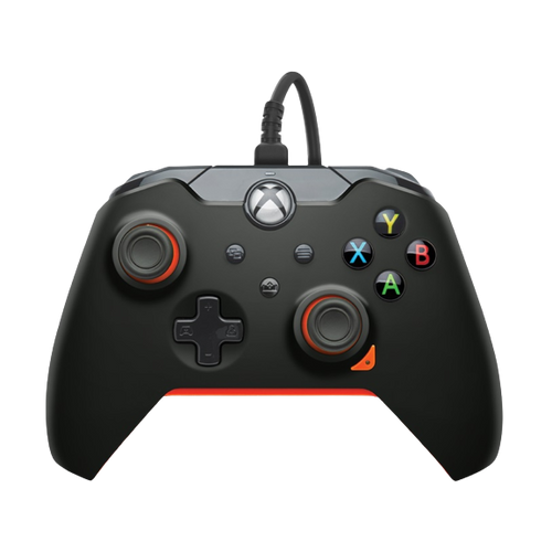 PDP Atomic Xbox Wired Controller - Black / Orange - New