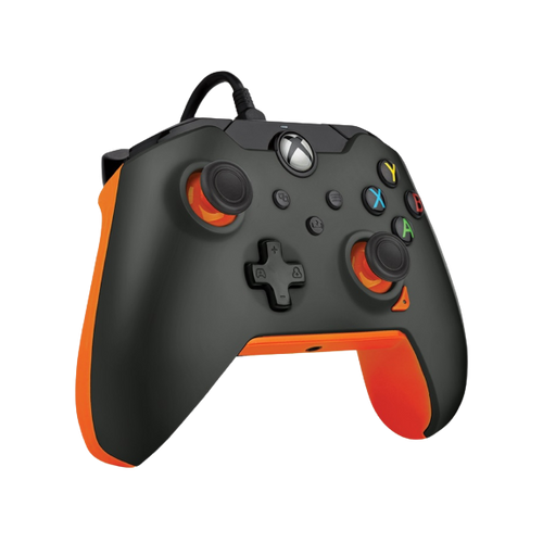 PDP Atomic Xbox Wired Controller - Black / Orange - New