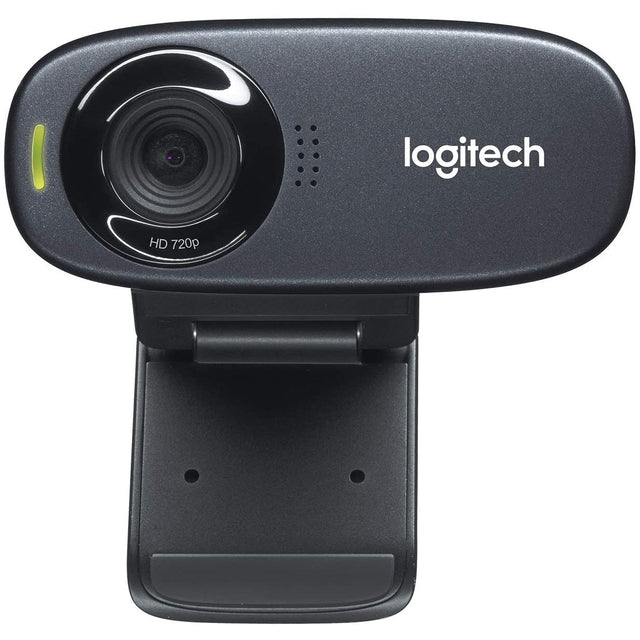 Logitech C310 HD Webcam, HD 720p/30fps, Widescreen HD Video Calling, HD Light Correction And Noise-Reducing Mic