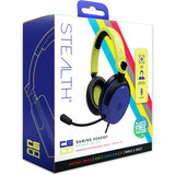 Stealth C6-100 LED Gaming Headset - Yellow / Blue - Pristine