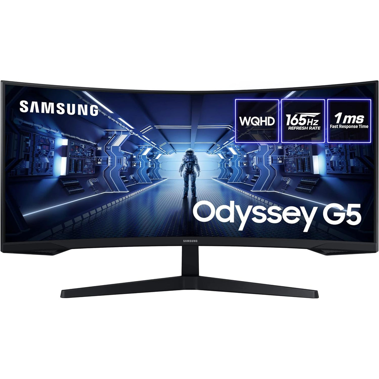 Samsung Odyssey G5 G55T Series 34" LED Monitor - Excellent