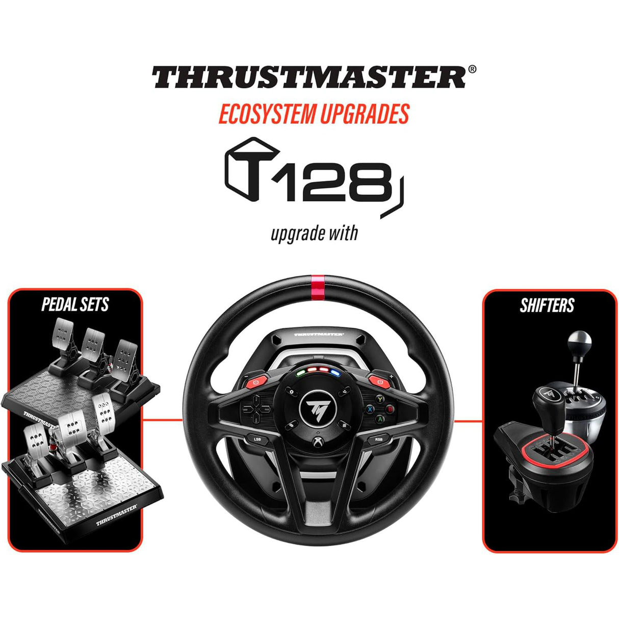 Thrustmaster T128 Racing Wheel & Pedals for Xbox & PC - Excellent