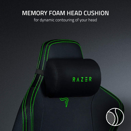 Razer Iskur Gaming Chair With Built-In Lumbar Support - Black