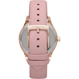 Michael Kors MK2909 Ladies Layton Stainless Steel Quartz Watch with Pink Leather Strap