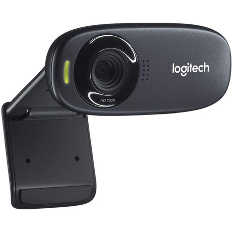 Logitech C310 HD Webcam, HD 720p/30fps, Widescreen HD Video Calling, HD Light Correction And Noise-Reducing Mic