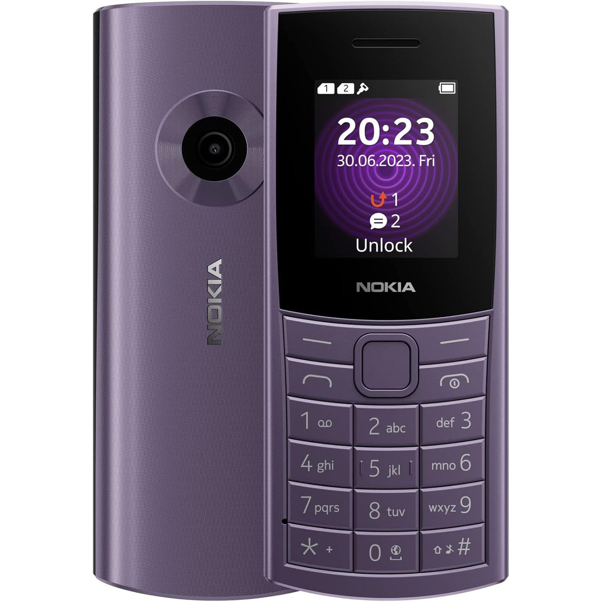 Nokia 110 4G 2023 Mobile Phone - Arctic Purple - New