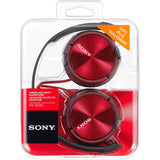 Sony MDR-ZX310AP Foldable Wired Headphones - Red - Refurbished Pristine