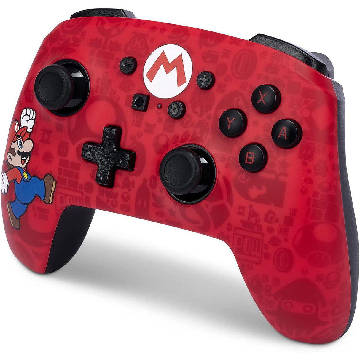 PowerA Enhanced Wireless Controller for Nintendo Switch - Here We Go Mario