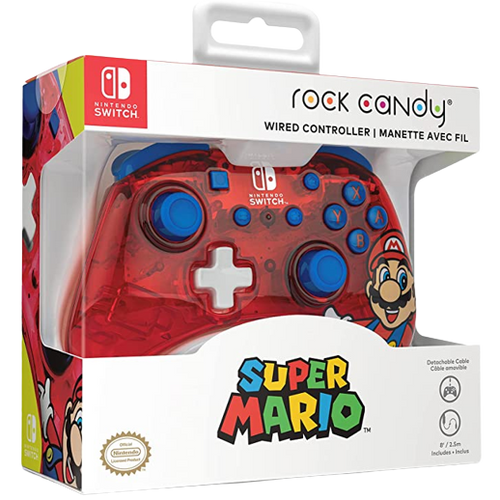 PDP Rock Candy Nintendo Switch Wired Controller - Refurbished Pristine