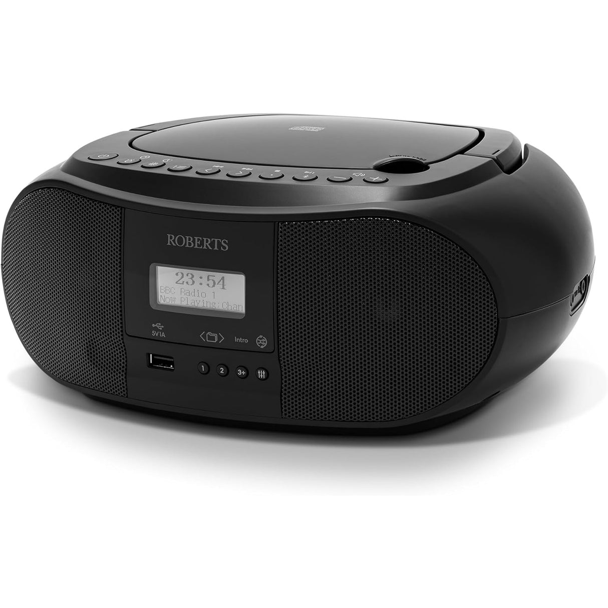 Roberts 4 DAB/DAB+/FM Bluetooth Boombox - Black - Pristine