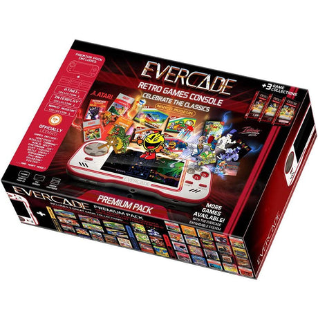 Evercade Retro Handheld Games Console Premium Pack - Refurbished Pristine