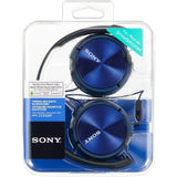 Sony MDR-ZX310AP Foldable Wired Headphones - Blue - Refurbished Excellent
