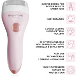 Magnitone Well Heeled 2 Rechargeable Express Pedicure System - Good