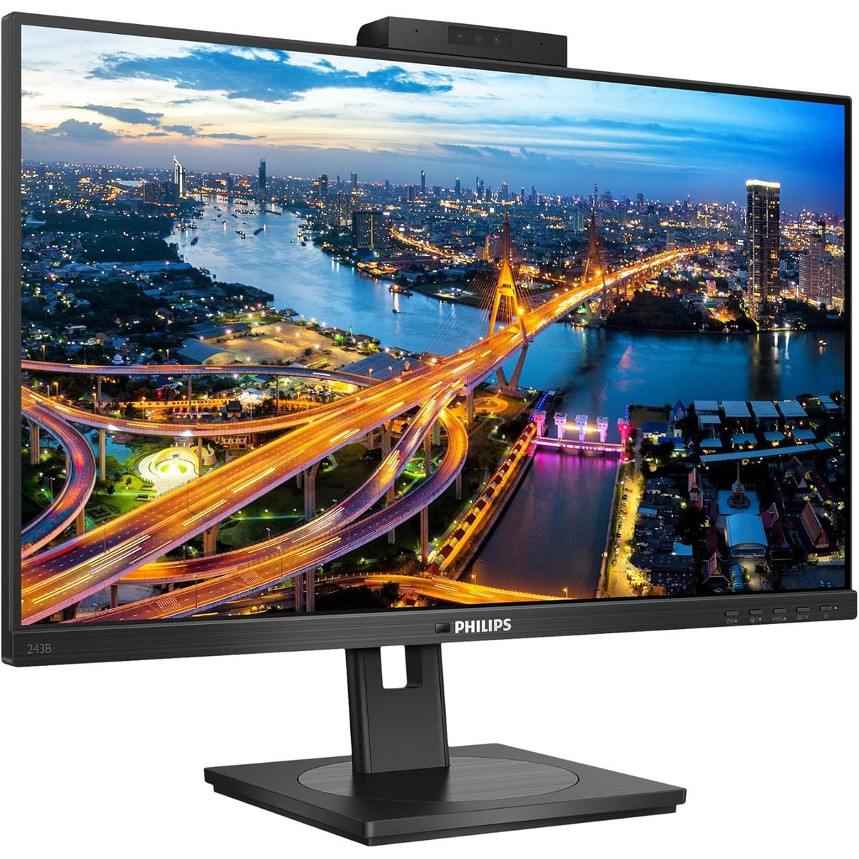 Philips 243B1JH 24" FHD LED Monitor - Refurbished Pristine