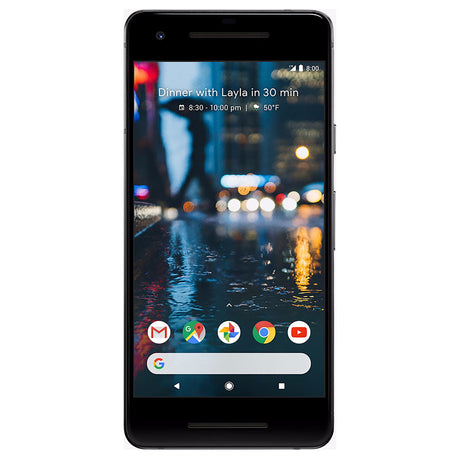 Google Pixel 2, 64GB, Just Black, Unlocked - Fair Condition